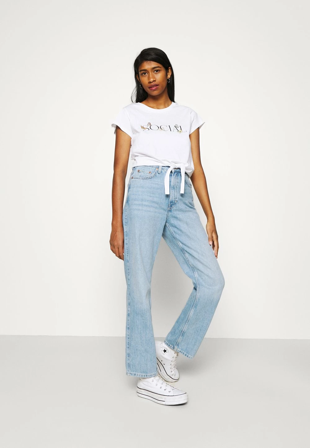 Cotton On Plus Bas Prix De Vente TIE FRONT TEE - T-shirt imprimé t-shirts et tops col rond femme 4 Cotton On Plus Bas Prix De Vente TIE FRONT TEE - T-shirt imprimé t-shirts et tops col rond femme – Image 2