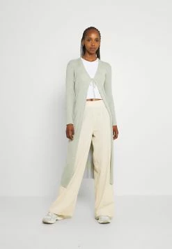 Cotton On Prix Allégé RIBBED LONGLINE CARDIGAN - Gilet pulls et gilets col en v profond femme