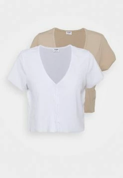 Cotton On Soldes En Ligne JANET BUTTON THROUGH SHORT SLEEVE 2 PACK - T-shirt imprimé t-shirts et tops col en v profond femme -France Cotton On Soldes Boutique 14d45884fdac4945afc39e5a7eb84239