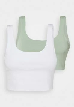 Cotton On ASH CROP TANK 2 PACK - Débardeur Produit de première qualité t-shirts et tops echancrure dos femme -France Cotton On Soldes Boutique 1d311782964644cabf3e2bd9faa47d90 1