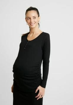 Prix Préférentiel Cotton On HENLEY SLEEVE - T-shirt à manches longues t-shirts et tops col tunisien femme