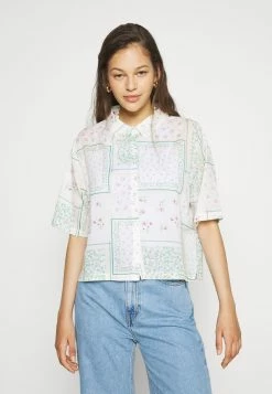 Cotton On Haute Qualité WILDFLOWER SHORT SLEEVE FOLK SHIRT - Blouse chemises et blouses col chemise femme