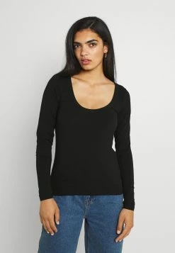 Cotton On EVERYDAY SCOOPED NECK LONG SLEEVE - T-shirt à manches longues Prix Aimable t-shirts et tops encolure large ronde femme