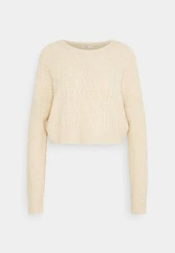 Prix Avantageux Cotton On CABLE CROPPED CREW NECK - Pullover pulls et gilets col rond femme