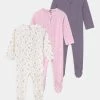 Cotton On LONG SLEEVE ZIP 3 PACK - Grenouillère Prix De Lancement cadeaux de naissance col rond enfant