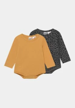 Prix Gelé Cotton On LONG SLEEVE BUBBYSUIT 2 PACK - Body cadeaux de naissance col rond enfant