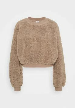 Cotton On BALLOON SLEEVE CREW - Sweat polaire Prix Gelé sweats & sweats à capuche col rond femme