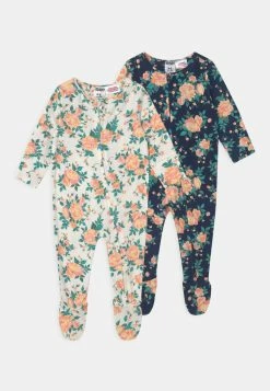 Cotton On Produit de première qualité LONG SLEEVE ZIP ROMPER 2 PACK UNISEX - Grenouillère cadeaux de naissance col rond