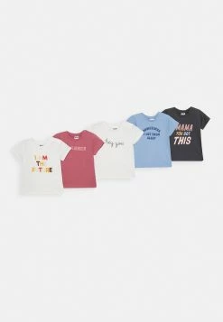 Cotton On Soldes En Ligne JAMIE SHORT SLEEVE TEE 5 PACK - T-shirt imprimé t-shirts col rond unisex