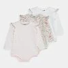 En promotion Cotton On LONG SLEEVE RUFFLE BUBBYSUIT 3 PACK - Body cadeaux de naissance col rond enfant