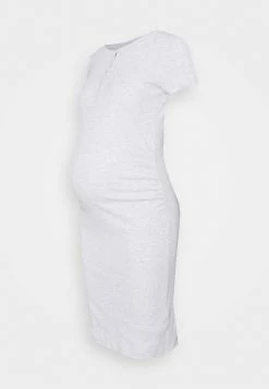 Cotton On HENLEY SHORT SLEEVE DRESS MATERNITY - Robe en jersey Remise En Ligne robes col tunisien femme