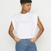 Cotton On Pas Cher FORM FOCUS SHOULDER TANK - T-shirt basique t-shirts et tops col rond femme