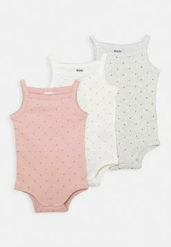 Prix Dégriffé Cotton On SINGLET BUBBYSUIT 3 PACK - Body cadeaux de naissance à pois enfant