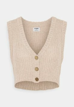 Se Vend Bas Prix Cotton On CROP BUTTON VEST - Veste sans manches vestes col en v profond femme -France Cotton On Soldes Boutique 95f83acea1b74797a64a5910a078da30