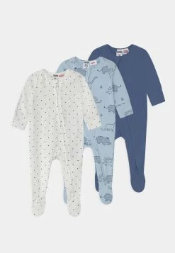 Cotton On Première Qualité LONG SLEEVE ZIP ROMPER 3 PACK UNISEX - Grenouillère cadeaux de naissance col rond
