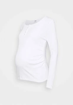 Cotton On MATERNITY HENLEY LONG SLEEVE 3 PACK - T-shirt à manches longues Meilleure qualité t-shirts et tops col tunisien femme