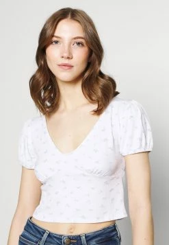 Qualité garantie 100% Cotton On ANNABELLE SHORT SLEEVE - T-shirt imprimé t-shirts et tops col en v profond femme -France Cotton On Soldes Boutique b443e5f9319f45e8b4db4fa3a712ab38