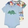 Cotton On SHORT SLEEVE BUBBYSUIT 2 PACK UNISEX - Body Première Qualité cadeaux de naissance col rond