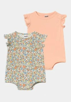 Cotton On Prix Bradés SLEEVELESS RUFFLE 2 PACK UNISEX - Body cadeaux de naissance col rond