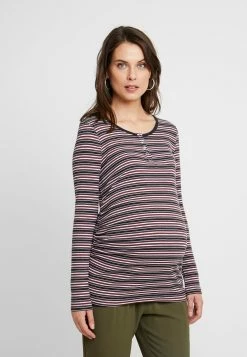 Cotton On Authentique 100% HENLEY SLEEVE - T-shirt à manches longues t-shirts et tops col tunisien femme