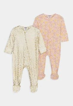 Cotton On LONG SLEEVE ZIP ROMPER 2 PACK - Pyjama Soldes pyjamas col rond enfant