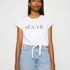 Cotton On Plus Bas Prix De Vente TIE FRONT TEE - T-shirt imprimé t-shirts et tops col rond femme -France Cotton On Soldes Boutique cfa739e0c5cc4d2cb5c8f1f65dda2530