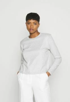 Cotton On PADDED SHOULDER SLEEVE - T-shirt à manches longues Prix Réduit t-shirts et tops col rond femme