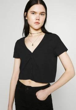 Prix Cassé Cotton On JANET BUTTON THROUGH SHORT SLEEVE 2 PACK - T-shirt imprimé t-shirts et tops col en v profond femme -France Cotton On Soldes Boutique d6b7eb10fec34dba8babde34b9800190