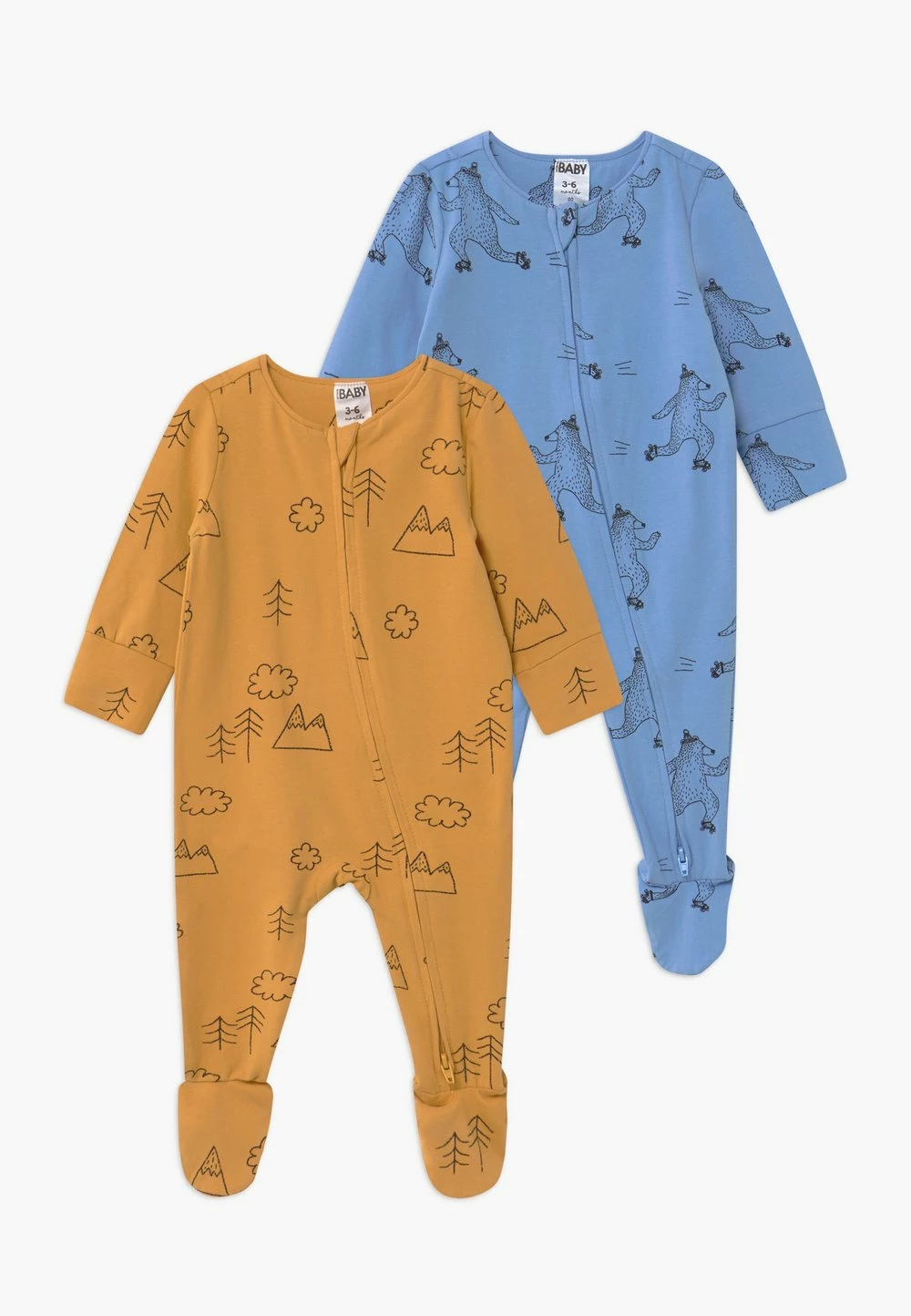 Cotton On Prix Favorable LONG SLEEVE ZIP ROMPER 2 PACK UNISEX - Grenouillère cadeaux de naissance col rond 7 Cotton On Prix Favorable LONG SLEEVE ZIP ROMPER 2 PACK UNISEX - Grenouillère cadeaux de naissance col rond – Image 5