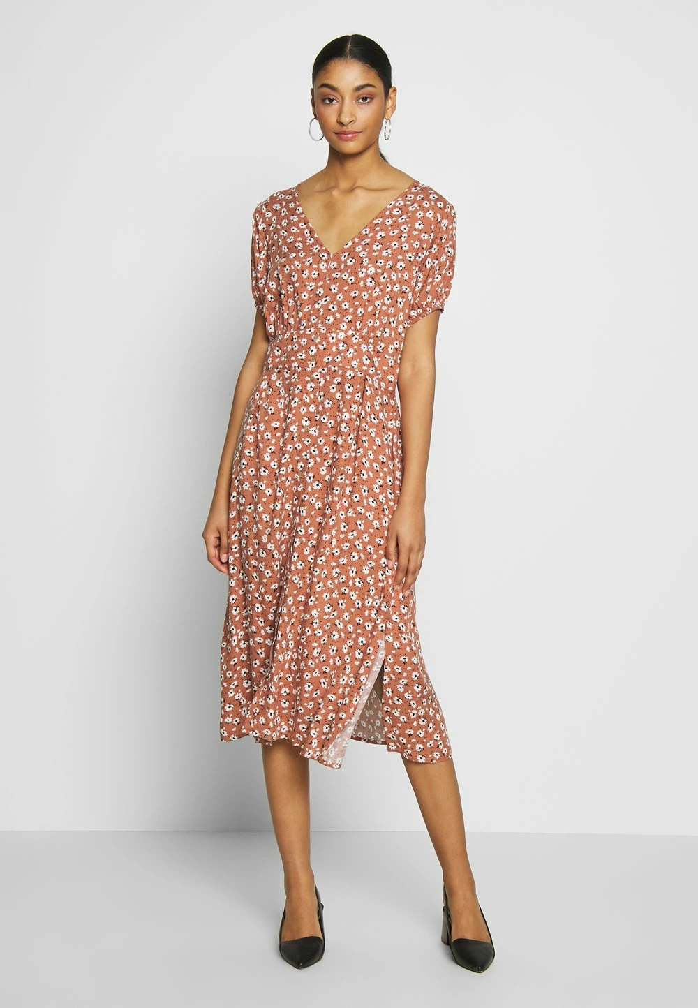 Meilleur Prix Garanti Cotton On WOVEN PUFF SLEEVE MIDI DRESS - Robe de jour robes col en v profond femme 3 Meilleur Prix Garanti Cotton On WOVEN PUFF SLEEVE MIDI DRESS - Robe de jour robes col en v profond femme