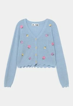 Cotton On AUDREY FLORAL - Gilet Prix De Lancement pulls et gilets col en v profond enfant