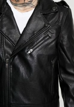 Promos Cotton On UNISEX PU BIKER JACKET - Veste en similicuir vestes col revers -France Cotton On Soldes Boutique e5b93f2f1c7e464098e7526aee9ef096